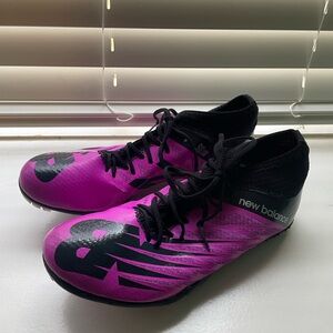 New Balance Pink and Black Track Spikes